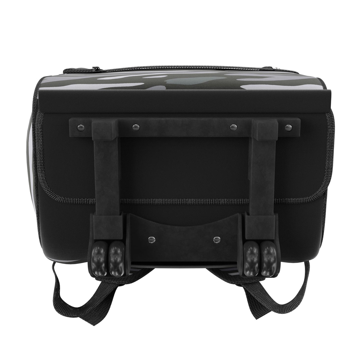Kaya Pet Carrier Trolley with Pull Up Handle - Black Camouflage