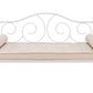 Victoria Metal Daybed with 15 Inch Clearance for Storage - White - Twin