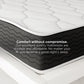 Vitality 10 Inch Encased Coil with Charcoal Infused Memory Foam Hybrid Mattress - White - Queen