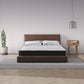 Vitality 8 Inch Encased Coil with Charcoal Infused Memory Foam Hybrid Mattress - White - Full