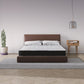 Vitality 8 Inch Encased Coil with Charcoal Infused Memory Foam Hybrid Mattress - White - Queen