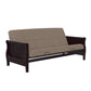 Lexi 6 Inch Quilted Thermobonded High Density Polyester Fill Futon Mattress - Tan - Full