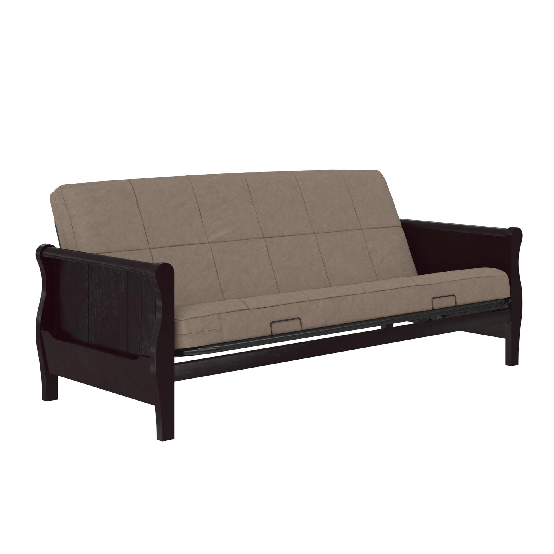 Lexi 6 Inch Quilted Thermobonded High Density Polyester Fill Futon Mattress - Tan - Full