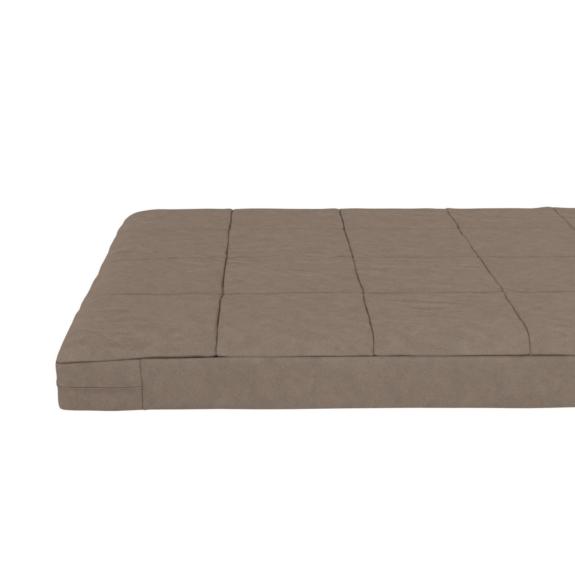 Lexi 6 Inch Quilted Thermobonded High Density Polyester Fill Futon Mattress - Tan - Full