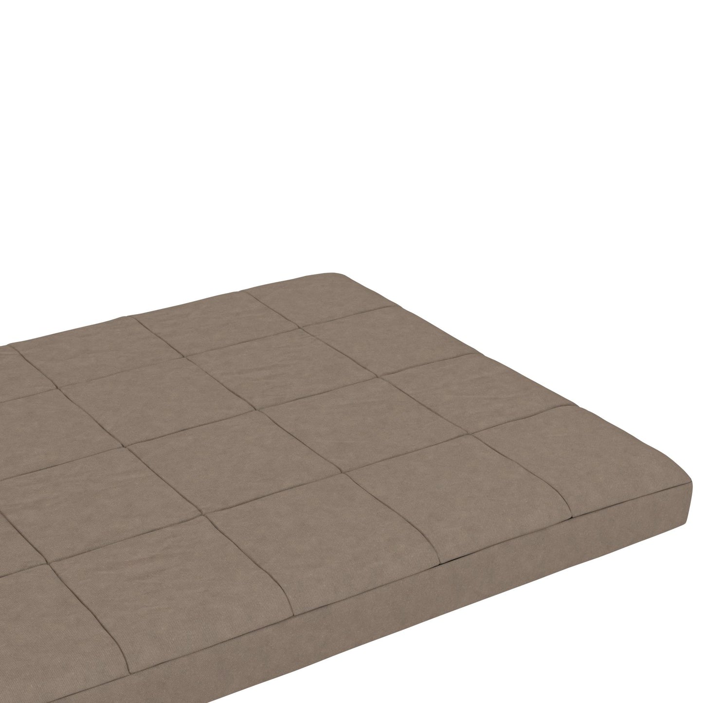 Lexi 6 Inch Quilted Thermobonded High Density Polyester Fill Futon Mattress - Tan - Full