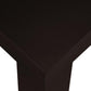 Parsons Hollow Core End Table with Large Top - Espresso