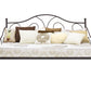Victoria Metal Daybed with 15 Inch Clearance for Storage - Bronze - Full