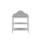 Piper Upholstered Metal Changing Table - Dove Gray