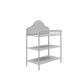 Piper Upholstered Metal Changing Table - Dove Gray