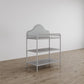 Piper Upholstered Metal Changing Table - Dove Gray