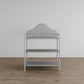 Piper Upholstered Metal Changing Table - Dove Gray