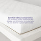 Memoir 6 Inch Charcoal Infused Memory Foam Mattress - White - Twin