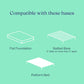 Memoir 12 Inch Gel Memory Foam Mattress with Medium Firm Comfort Level - White - Full