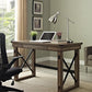 Wildwood Wood Veneer Computer Desk with Storage Drawer - Rustic Gray