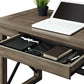 Wildwood Wood Veneer Computer Desk with Storage Drawer - Rustic Gray