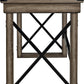 Wildwood Wood Veneer Computer Desk with Storage Drawer - Rustic Gray