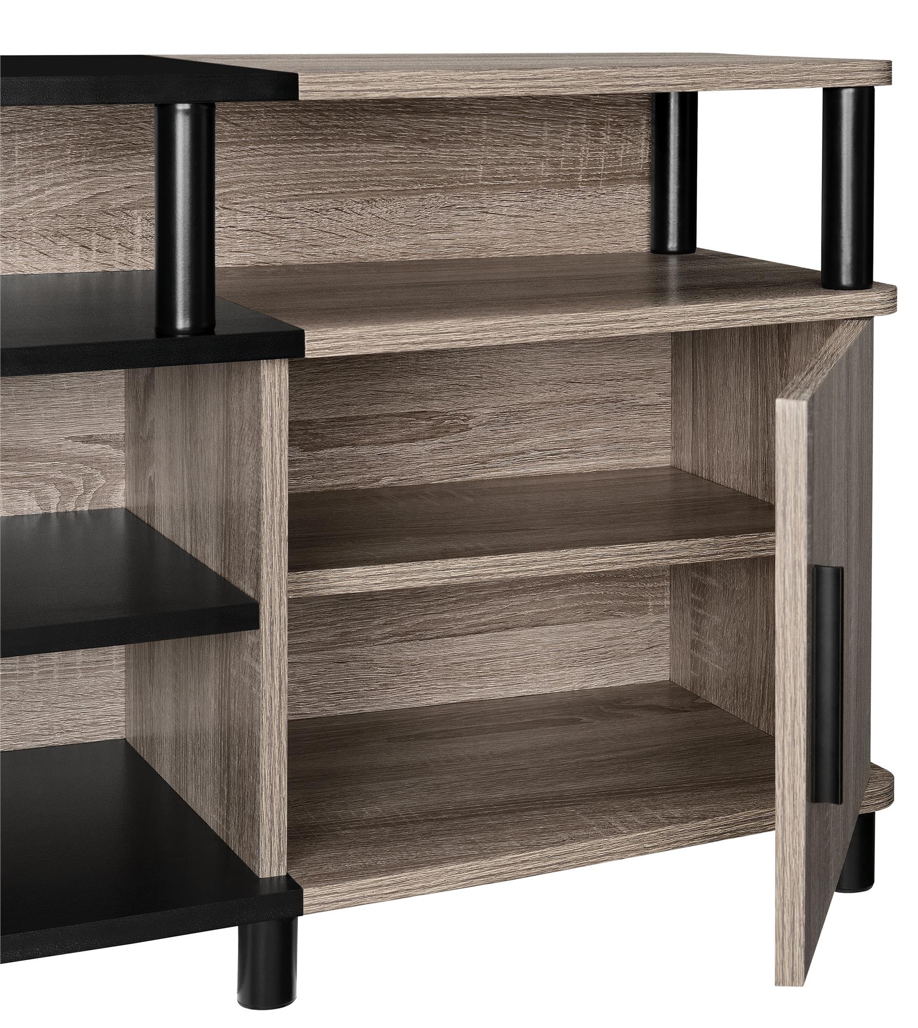 Carson Contemporary TV Stand for TVs up to 70 Inch  - Distressed Gray Oak