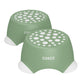 Kids One-Step Step Stool, Set of 2 Lightweight and Non-Slip - Green - 2-Pack