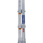2-in-1 Step and Extension Ladder with 300-lb Weight Capacity - Silver Metallic