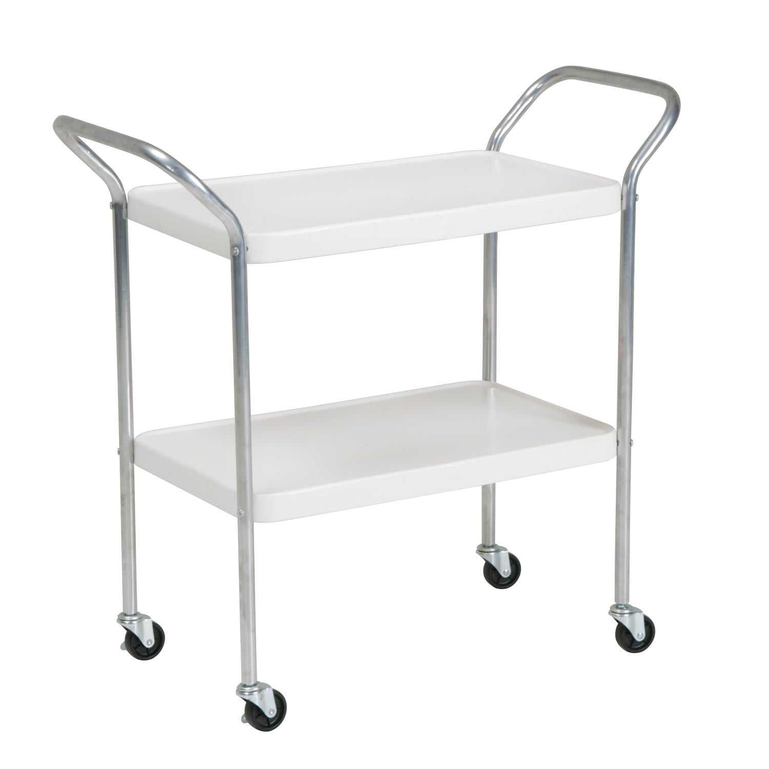 Stylaire 2 Tier Serving Cart - White - 1-Pack