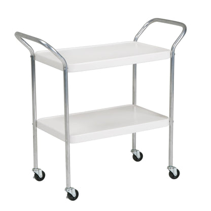 Stylaire 2 Tier Serving Cart - White - 1-Pack