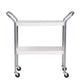Stylaire 2 Tier Serving Cart - White - 1-Pack