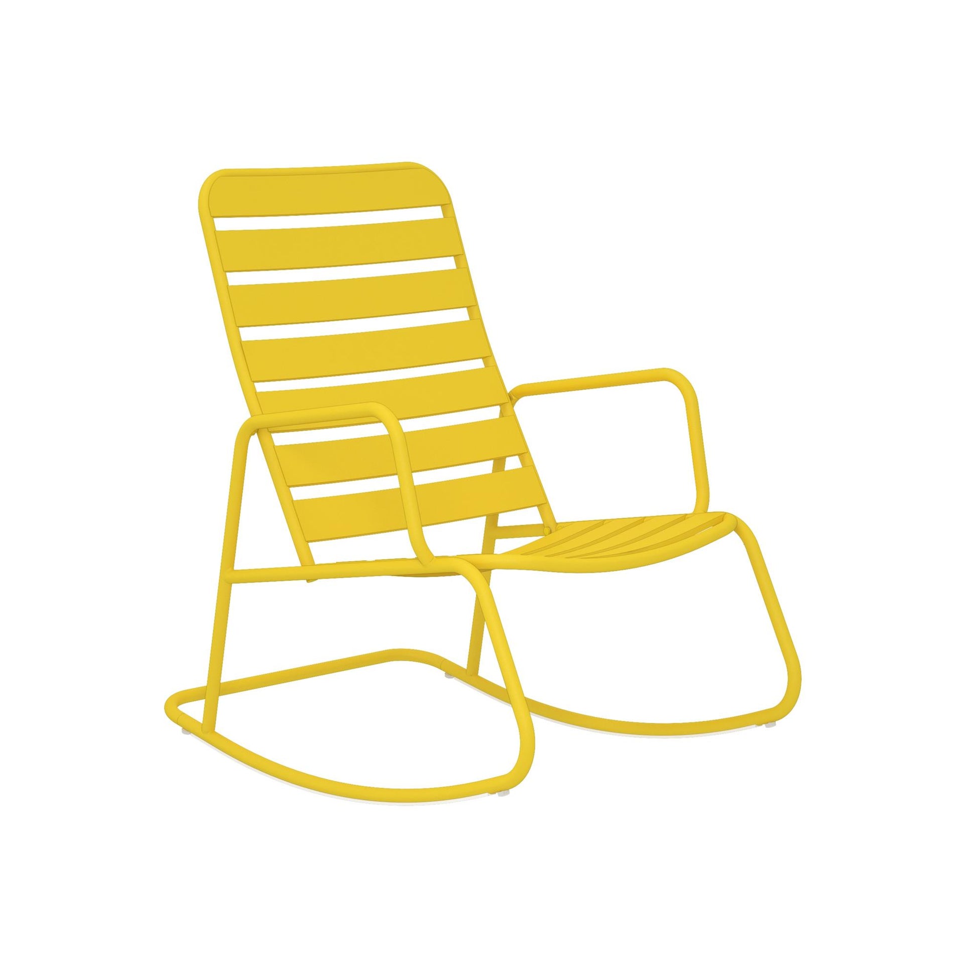 Novogratz Poolside Gossip, Roberta Outdoor/Indoor Rocking Chair, White - White