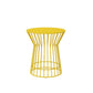 Novogratz Poolside Gossip Collection, Roberta Outdoor/Indoor Side Table, Yellow - Yellow