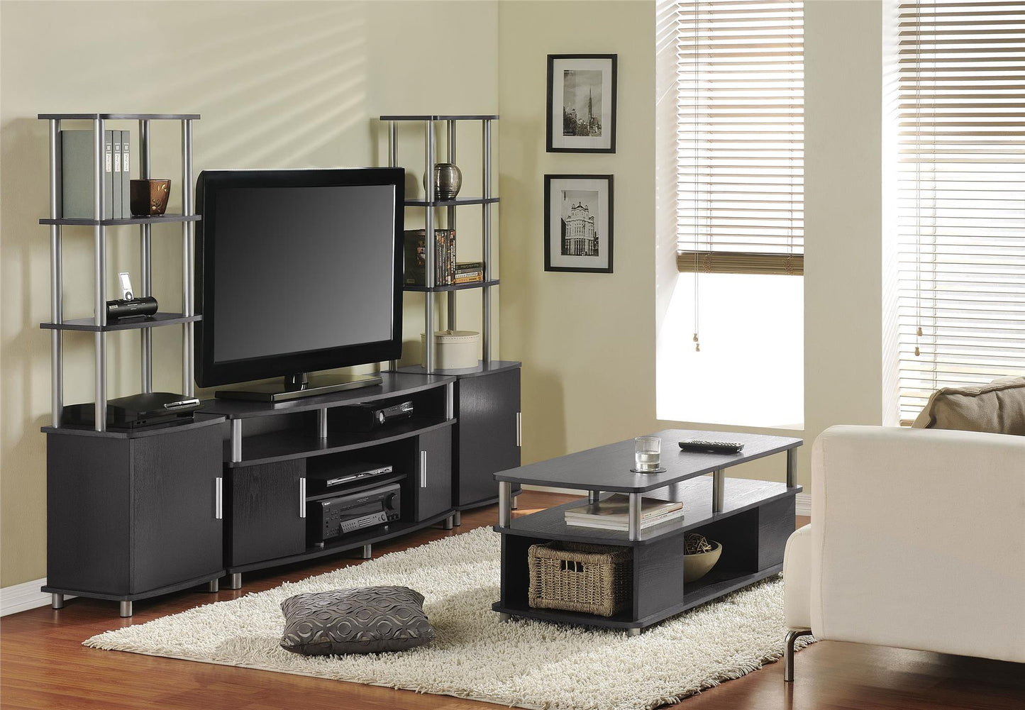 Carson Contemporary TV Stand for TVs up to 50 Inch - Espresso