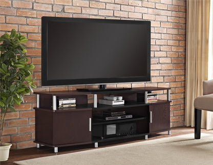 Carson Contemporary TV Stand for TVs up to 70 Inch  - Cherry