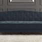Novogratz Vintage Tufted Sofa Sleeper  - Blue Velvet
