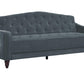 Novogratz Vintage Tufted Sofa Sleeper  - Blue Velvet