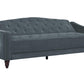 Novogratz Vintage Tufted Sofa Sleeper  - Blue Velvet
