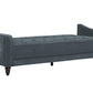 Novogratz Vintage Tufted Sofa Sleeper  - Blue Velvet