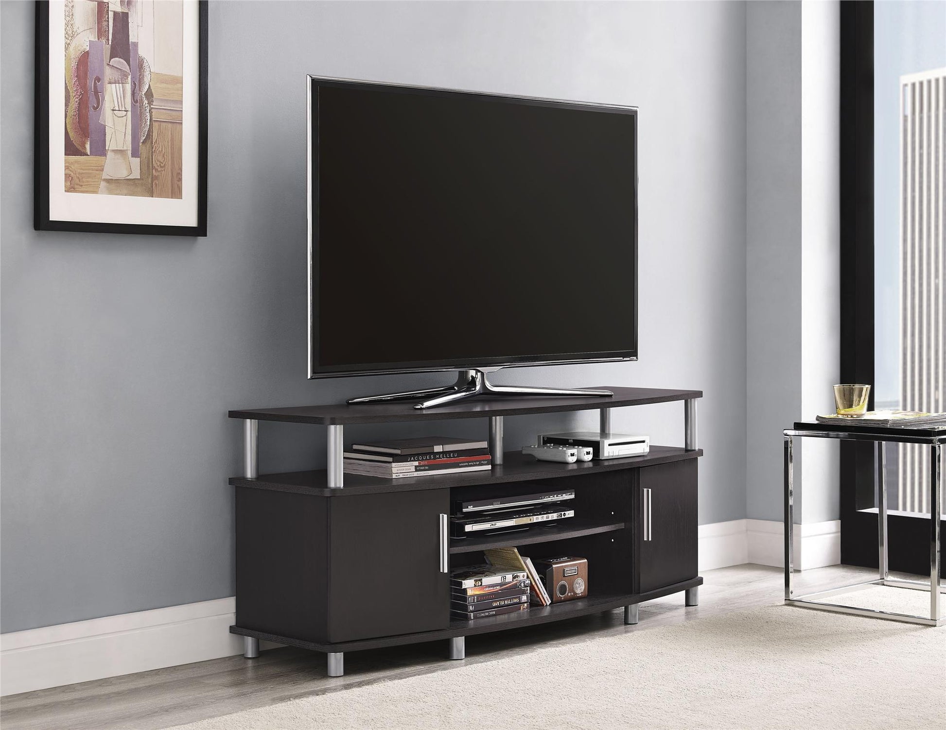 Carson Contemporary TV Stand for TVs up to 50 Inch - Espresso