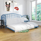 Bushwick Metal Daybed & Trundle - Sea Blue - Twin