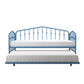 Bushwick Metal Daybed & Trundle - Sea Blue - Twin