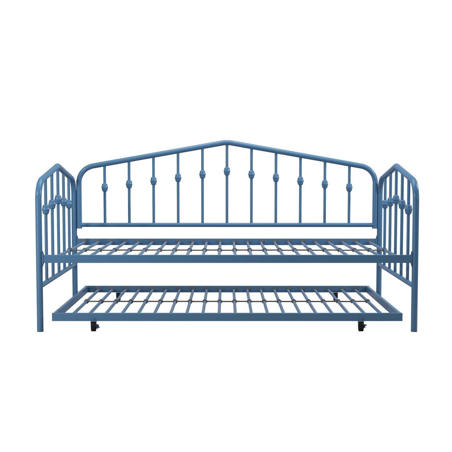 Bushwick Metal Daybed & Trundle - Sea Blue - Twin