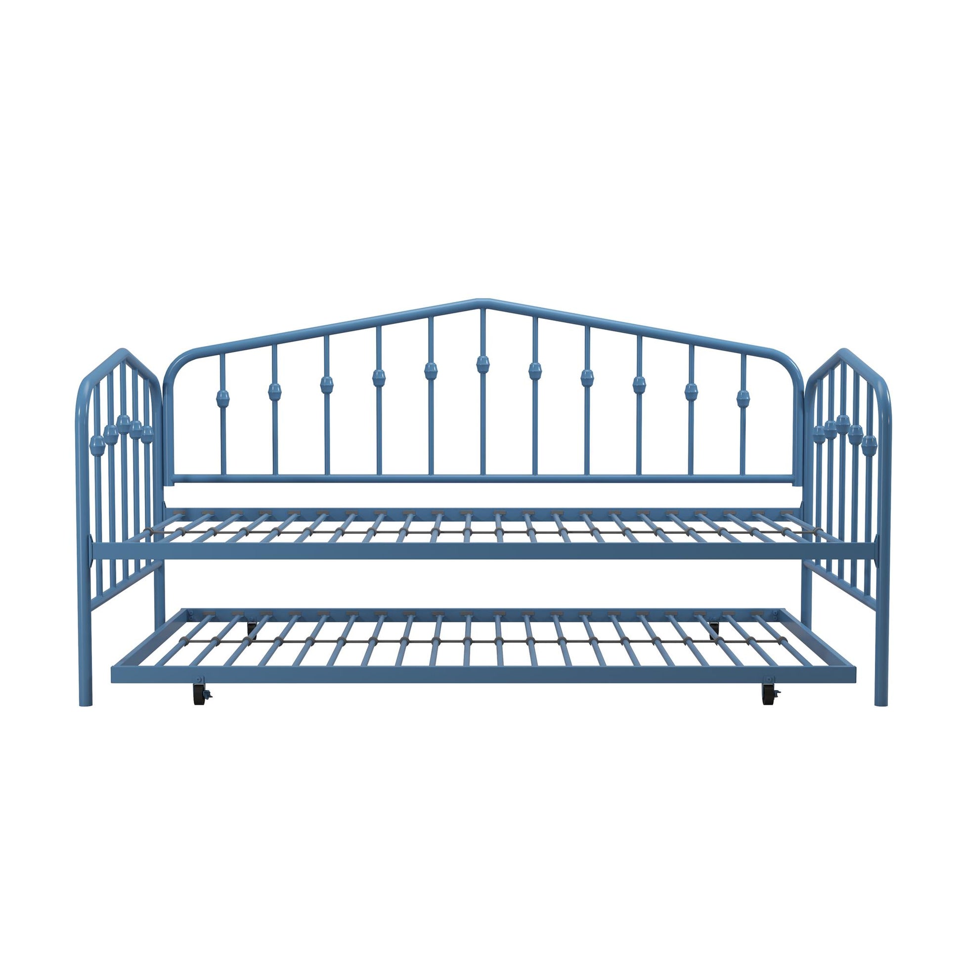 Bushwick Metal Daybed & Trundle - Sea Blue - Twin