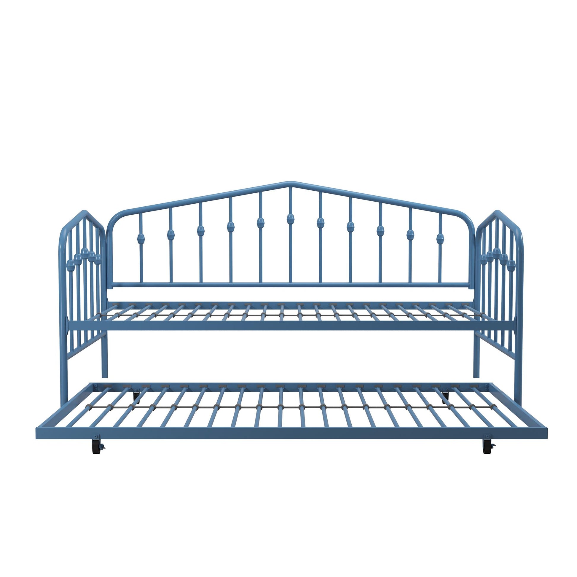 Bushwick Metal Daybed & Trundle - Sea Blue - Twin