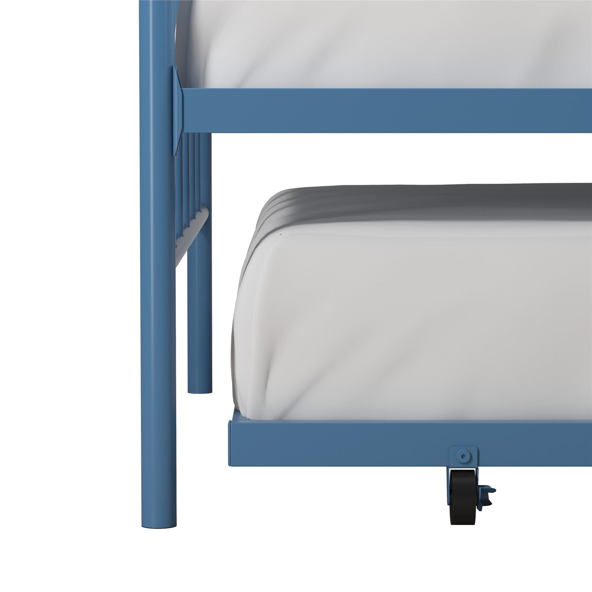 Bushwick Metal Daybed & Trundle - Sea Blue - Twin