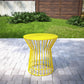 Novogratz Poolside Gossip Collection, Roberta Outdoor/Indoor Side Table, Yellow - Yellow