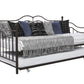 Tokyo Metal Daybed and Trundle Set with Metal Slats - Bronze - Twin