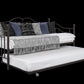 Tokyo Metal Daybed and Trundle Set with Metal Slats - Bronze - Twin