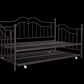 Tokyo Metal Daybed and Trundle Set with Metal Slats - Bronze - Twin