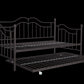 Tokyo Metal Daybed and Trundle Set with Metal Slats - Bronze - Twin