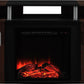 Carson Electric Fireplace TV Console for TVs up to 70 Inch - Cherry