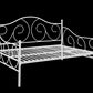 Victoria Metal Daybed with 15 Inch Clearance for Storage - White - Full