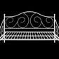 Victoria Metal Daybed with 15 Inch Clearance for Storage - White - Full