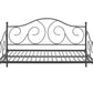Victoria Metal Daybed with 15 Inch Clearance for Storage - Pewter - Full